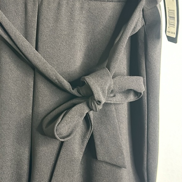 Bebe jumpsuit wide leg slits side black size 14 new - Picture 8 of 13